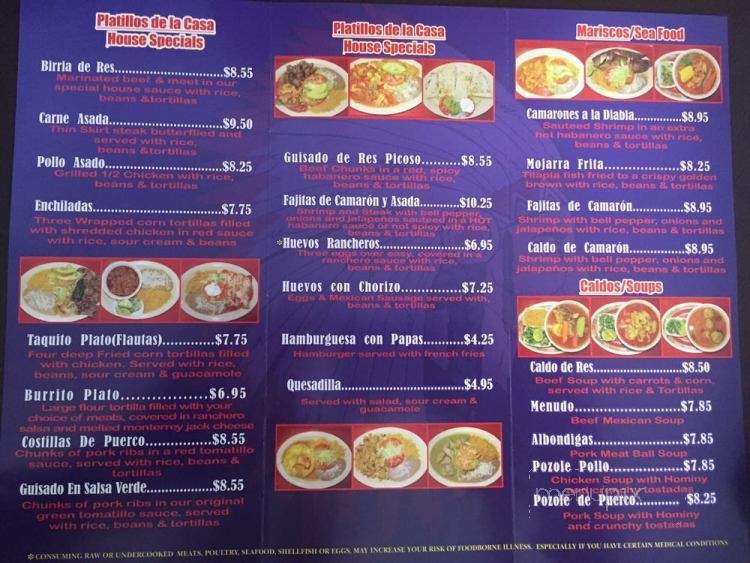 El Indio Restaurante & Taqueria - Duluth, GA menu_pic