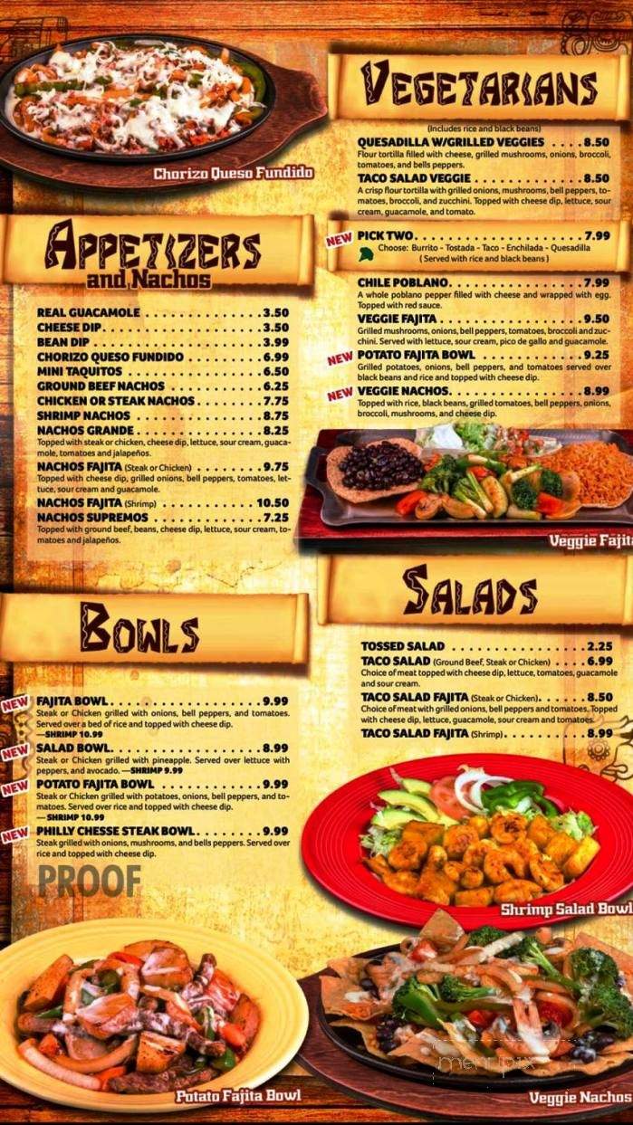 Don Sol Mexican Grill - Murray, KY menu_pic