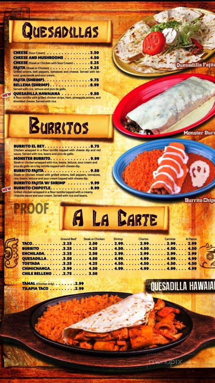 Don Sol Mexican Grill - Murray, KY menu_pic