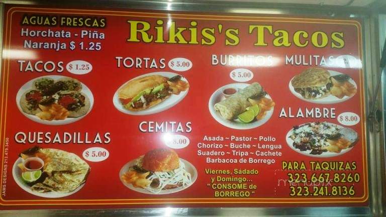/29028175/Rikis-Tacos-Los-Angeles-CA - Los Angeles, CA
