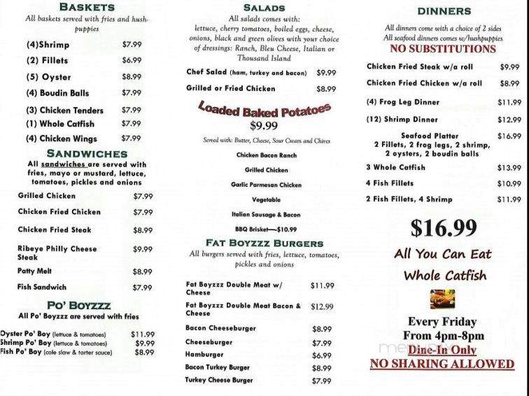 Fat Boyzzz - Longview, TX menu_pic