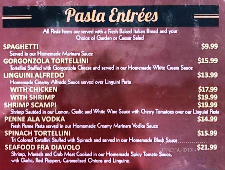 AJ Christopher's Pizza, Bar & Grille - Parkesburg, PA menu_pic