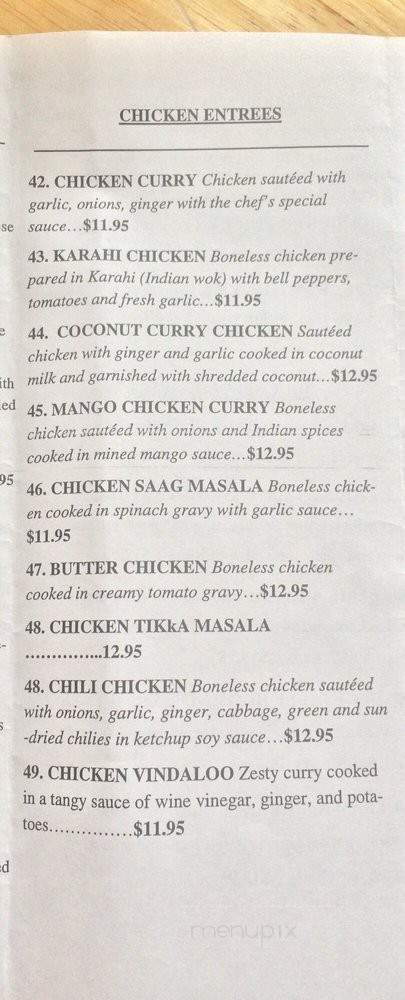 Aman Cuisine of India - Lynnwood, WA menu_pic