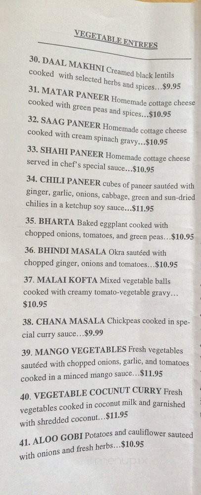 Aman Cuisine of India - Lynnwood, WA menu_pic