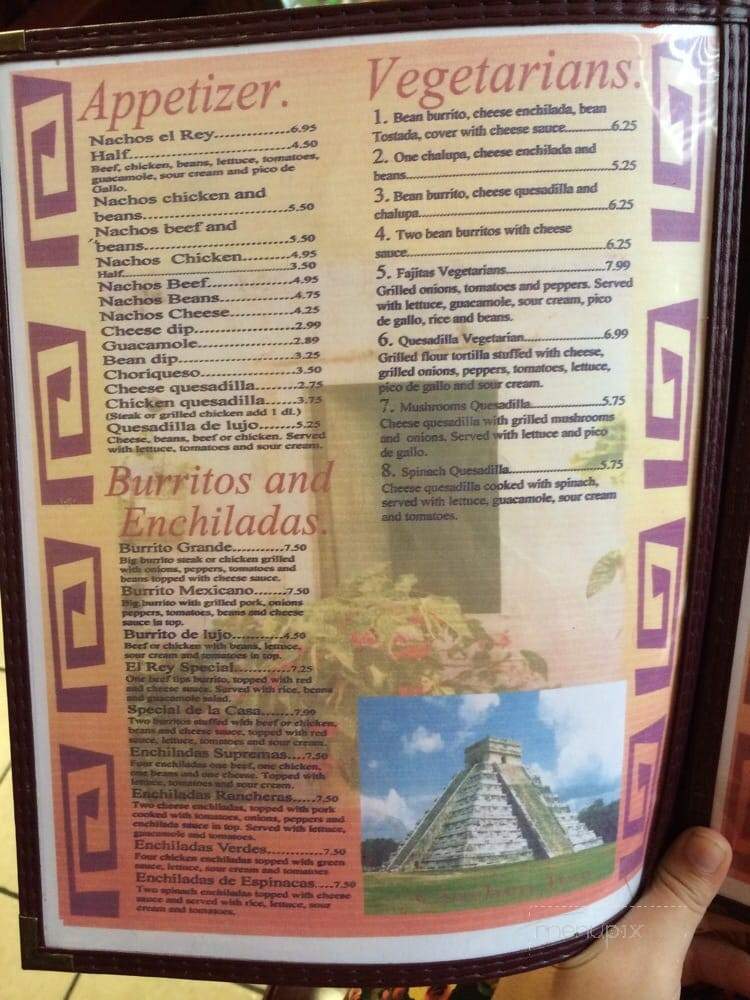 El Rey Mexican Restaurant - Burkesville, KY menu_pic