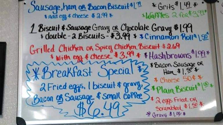 Crooked Chimney Restaurant - Crane Hill, AL menu_pic