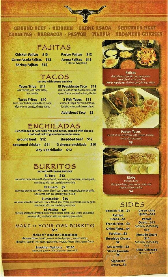 El Toro Mexican Cantina - Casper, WY menu_pic