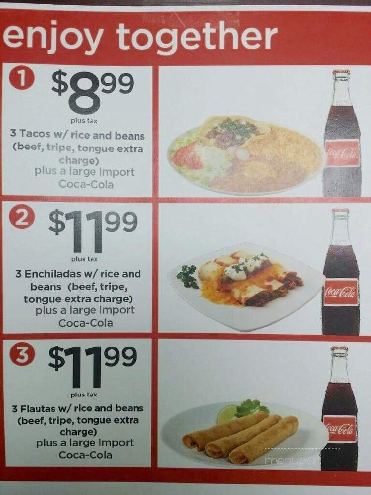 Taqueria La Topa - Everett, WA menu_pic