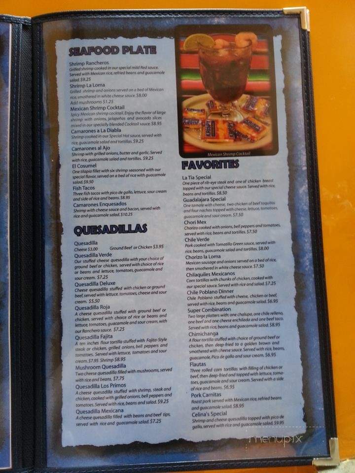 Los Primos Mexican Restaurant - Celina, TN menu_pic