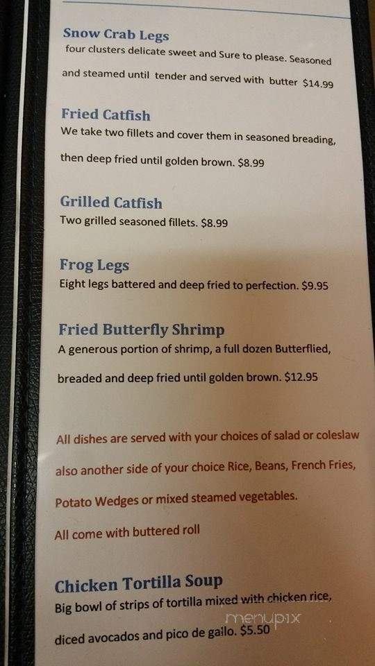 Los Primos Mexican Restaurant - Celina, TN menu_pic