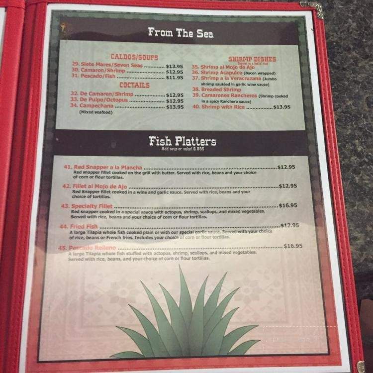 El Patron Family Restaurant - Phelan, CA menu_pic