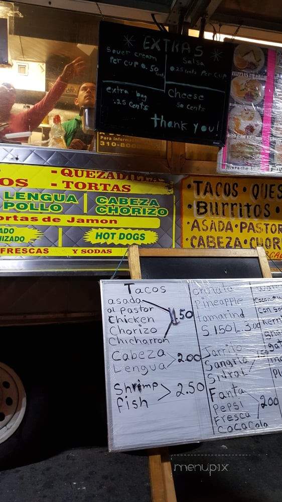 Mariella's Tacos - Los Angeles, CA menu_pic