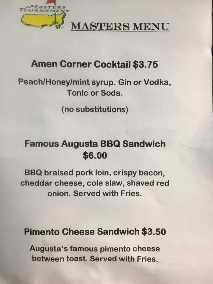 Bozo's Bar and Grille - Toledo, OH menu_pic
