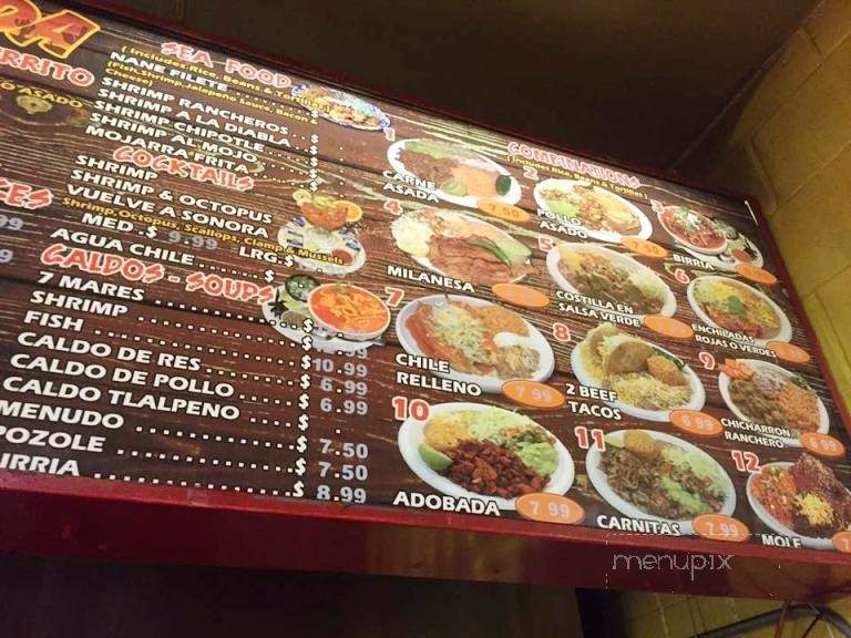 Birrieria y Taqueria Mi Sonora Querida - San Diego, CA menu_pic