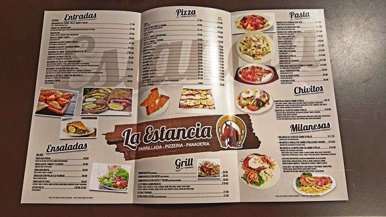 El Estancia - Elizabeth, NJ menu_pic