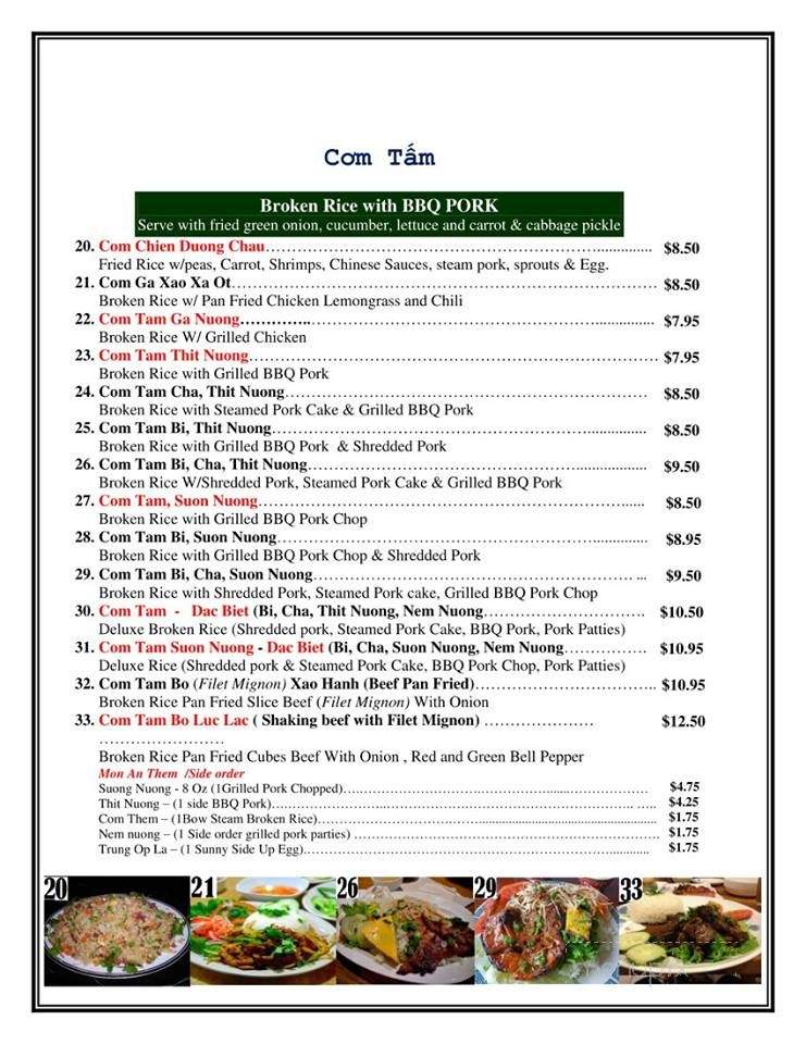 Pho Viet Nam - Mesa, AZ menu_pic