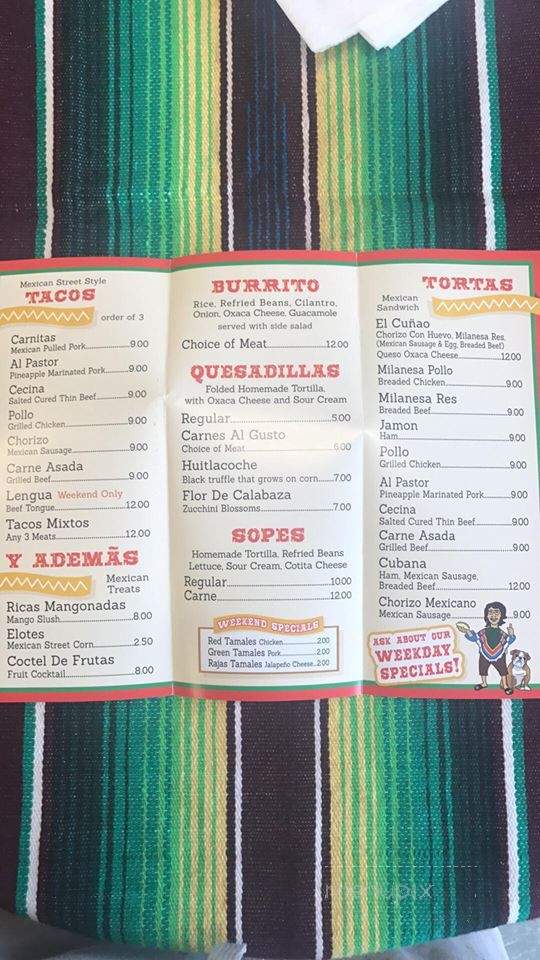 El Cunao Deli - Nyack, NY menu_pic