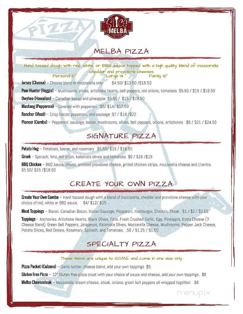 Slice of Melba Express - Melba, ID menu_pic