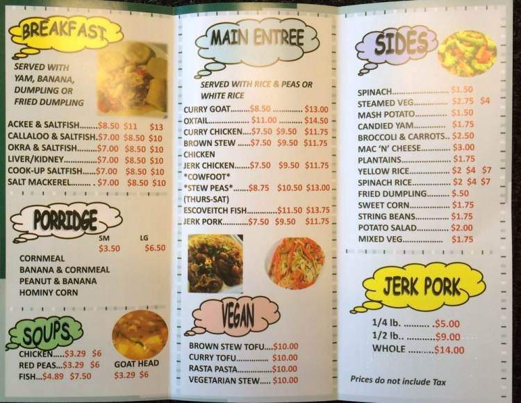 Jenivieve's Jerk Rotisserie - Queens Village, NY menu_pic