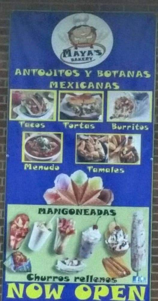 /29058456/Mayas-Bakery-Panaderia-Menu-Northmoor-MO - Northmoor, MO