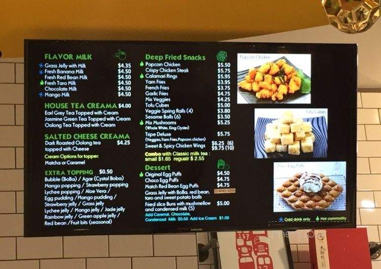 Mr. Green Bubble - Walnut Creek, CA menu_pic