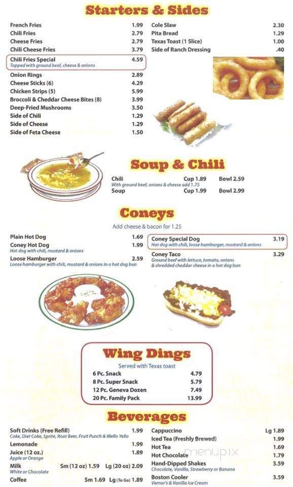 Geneva's Burgers - Eastpointe, MI menu_pic
