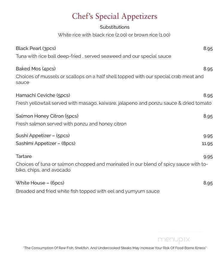Sushi Heeya - Flowery Branch, GA menu_pic