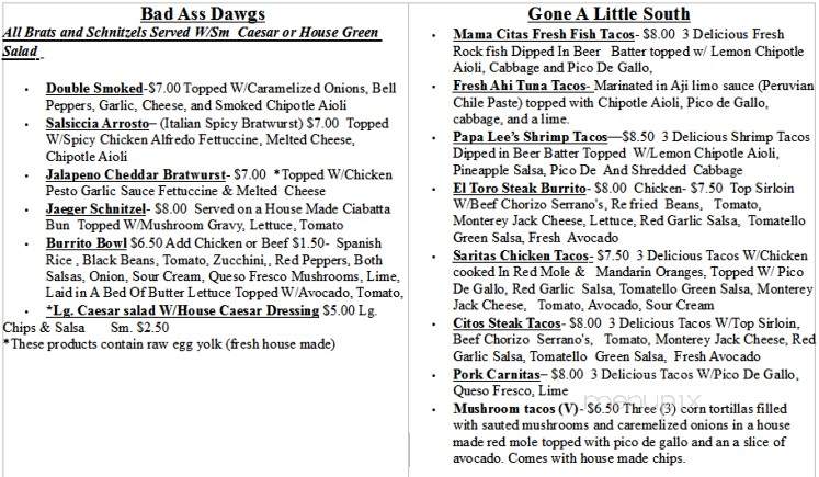 Papa Lee's Kitchen - Portland, OR menu_pic