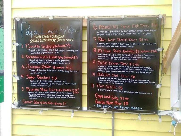 Papa Lee's Kitchen - Portland, OR menu_pic