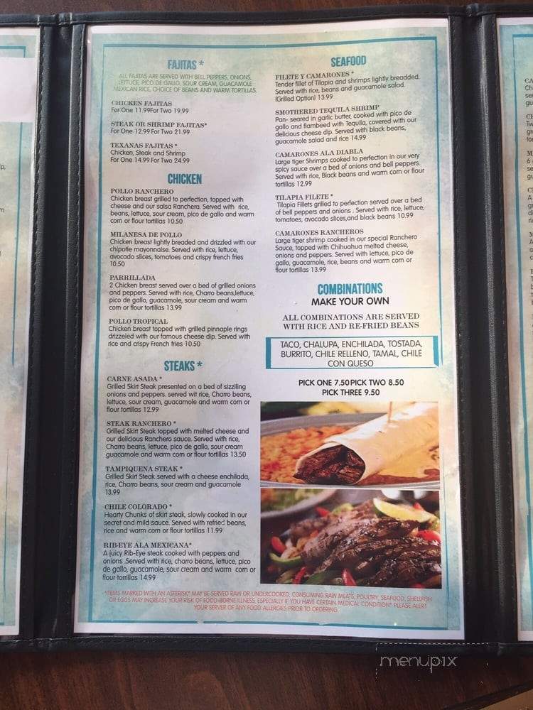 Sabores Mexico Bar & Grill - Suwanee, GA menu_pic