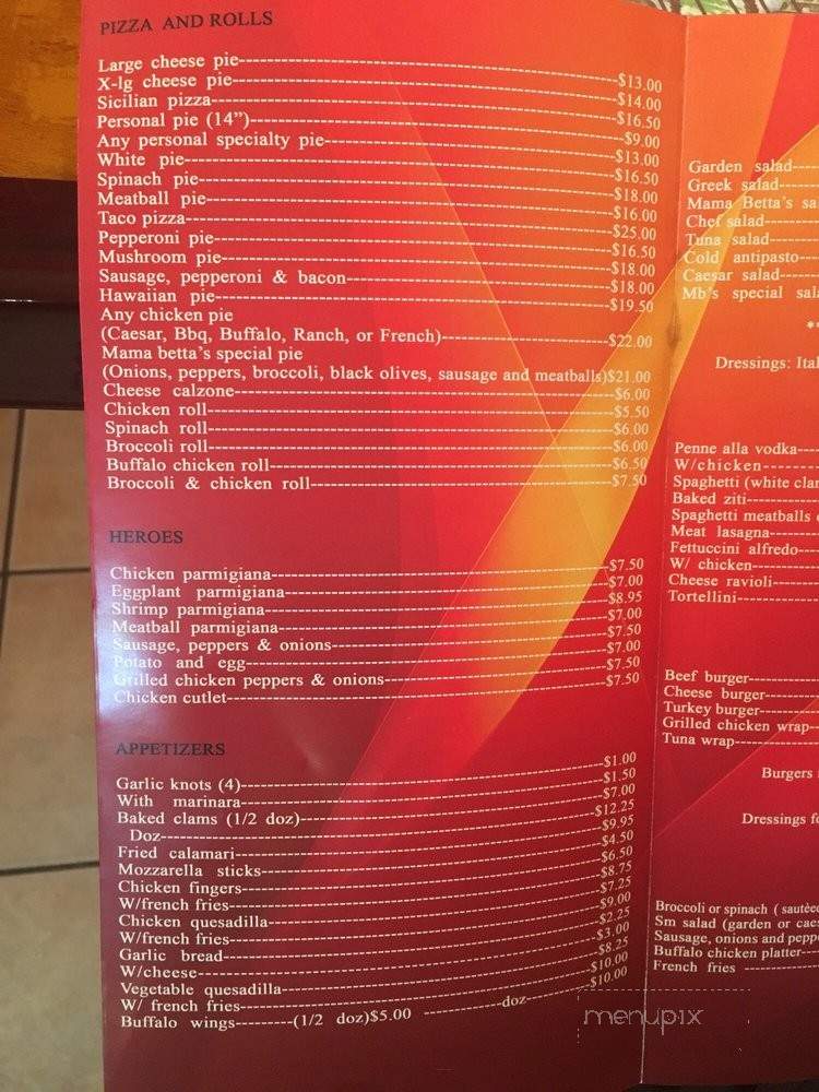Julie's Restaurant - Inwood, NY menu_pic