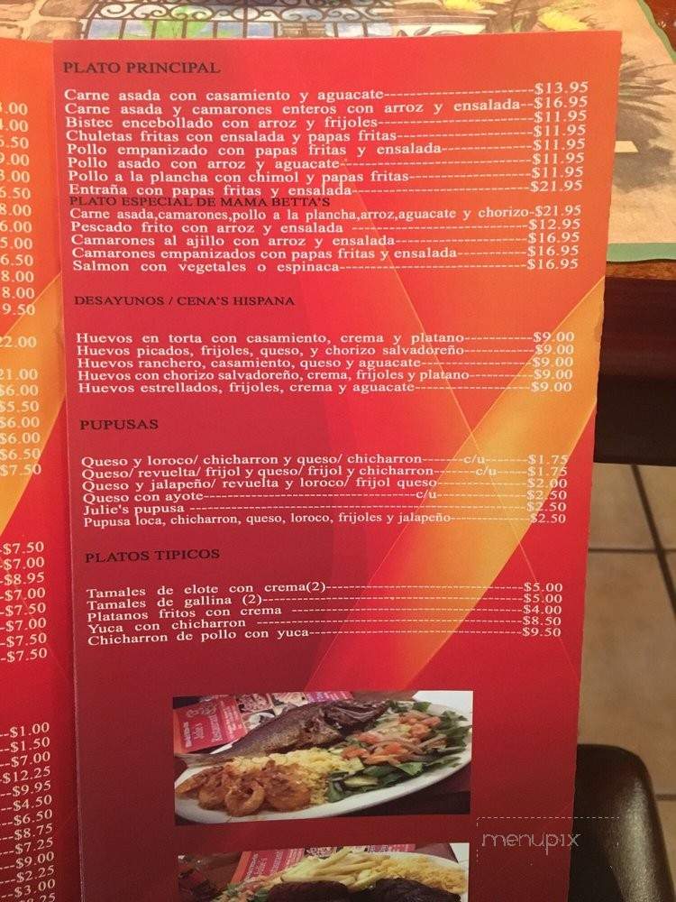 Julie's Restaurant - Inwood, NY menu_pic