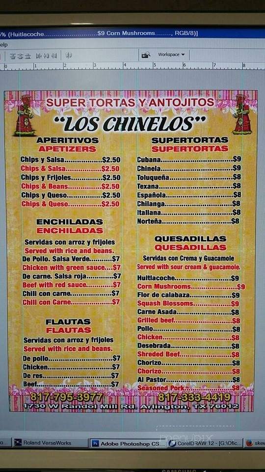 Super Tortas Y Antojitos Los Chinelos - Arlington, TX menu_pic
