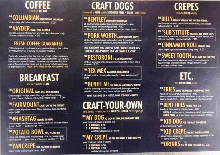 Bentley's - Fort Worth, TX menu_pic