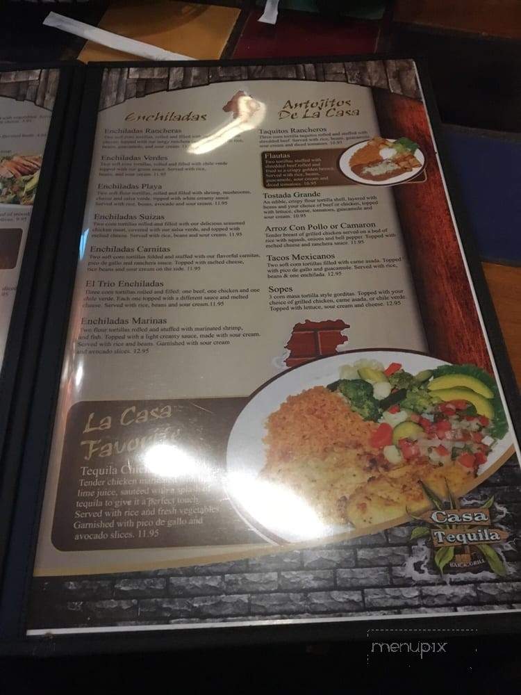 Casa Tequila Bar & Grill - Bakersfield, CA menu_pic