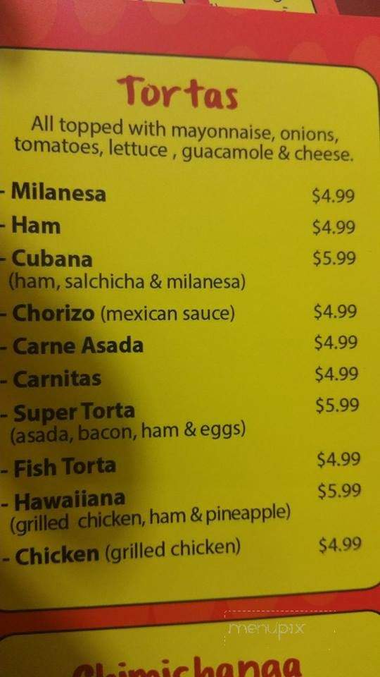 Mezquite Mexican Grill - Salt Lake, UT menu_pic
