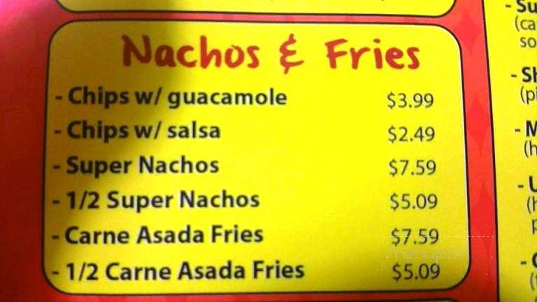 Mezquite Mexican Grill - Salt Lake, UT menu_pic