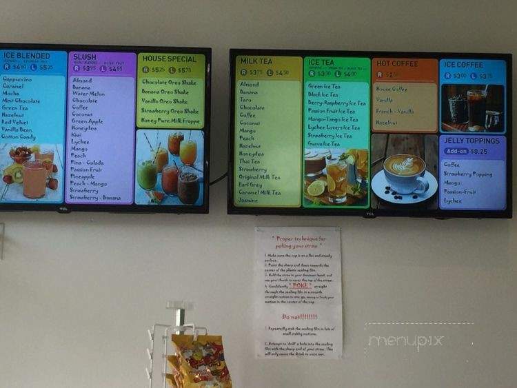 Angel's Brew & Bubble Tea - Torrance, CA menu_pic
