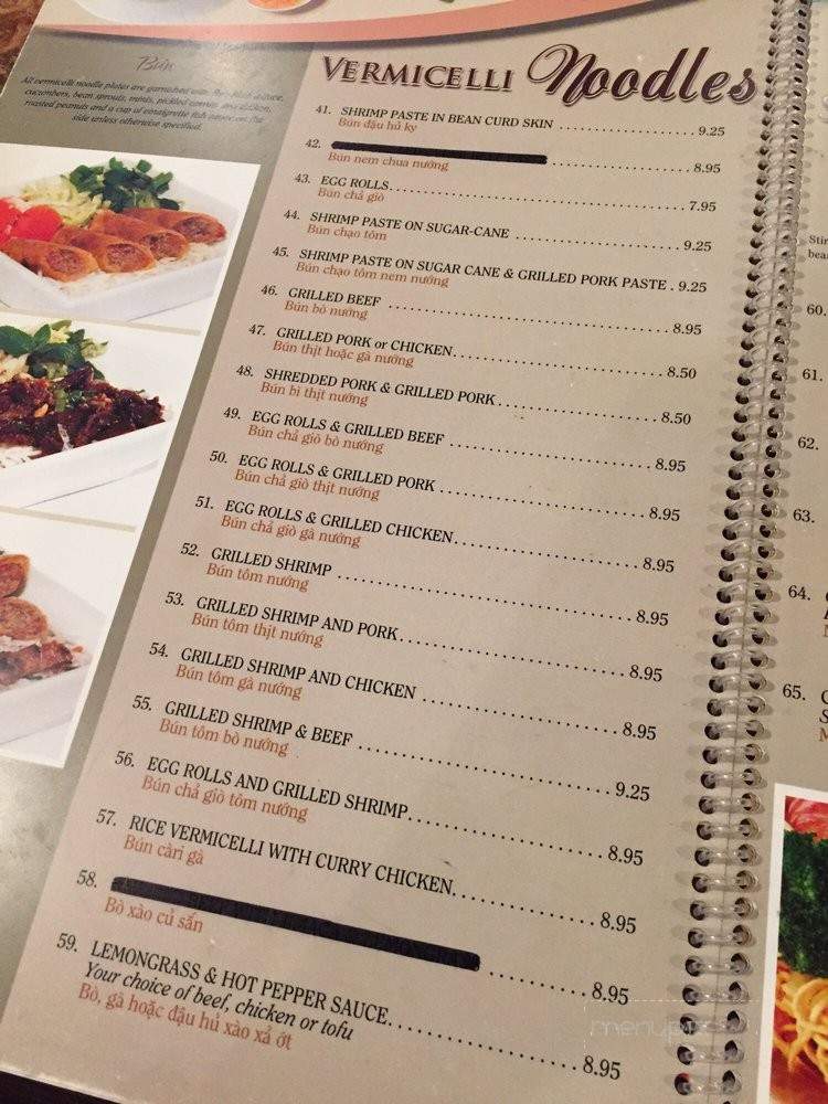 Pho Duyen Mai - San Diego, CA menu_pic