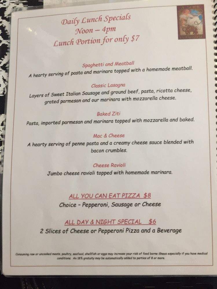 Crust Pizzeria - Fort Walton Beach, FL menu_pic