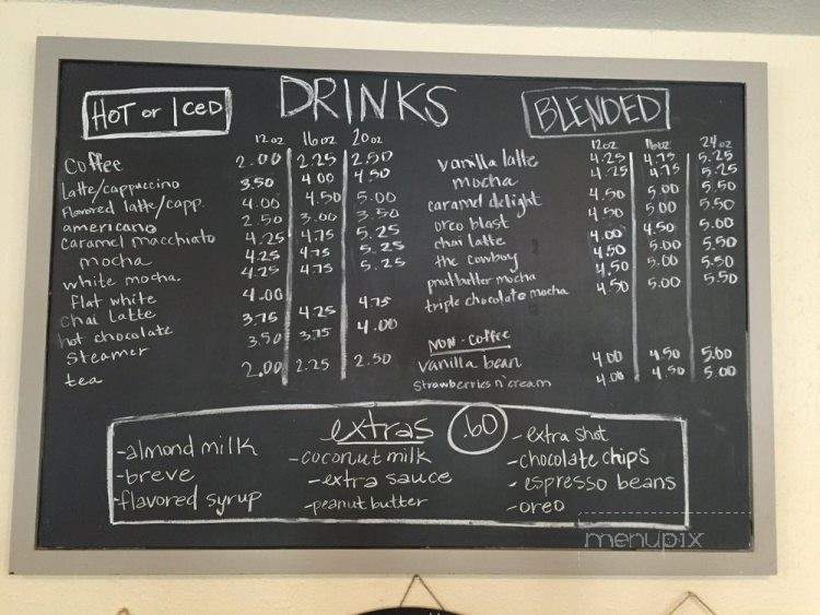 Wild Oak Coffee House - Springville, CA menu_pic