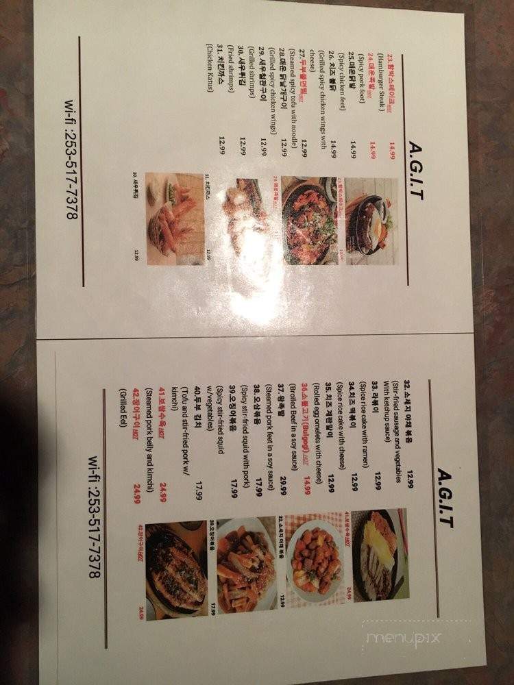Agit - Federal Way, WA menu_pic
