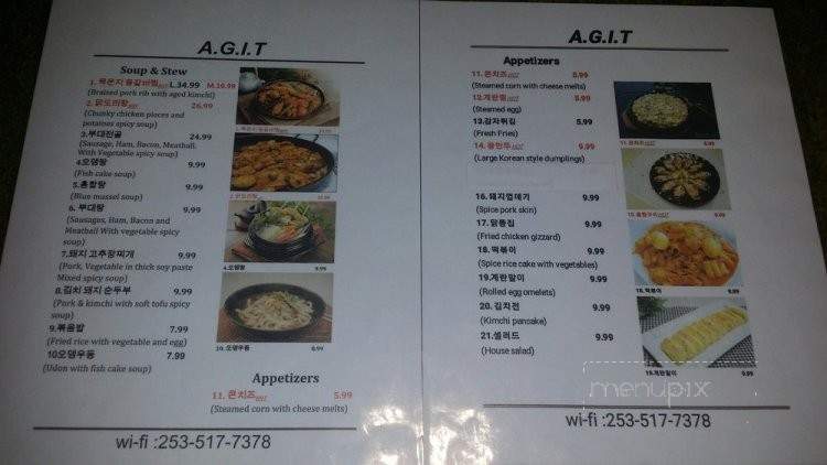 Agit - Federal Way, WA menu_pic