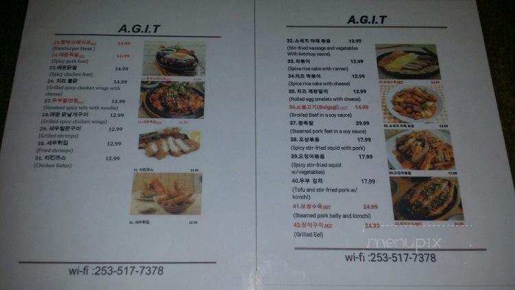 Agit - Federal Way, WA menu_pic