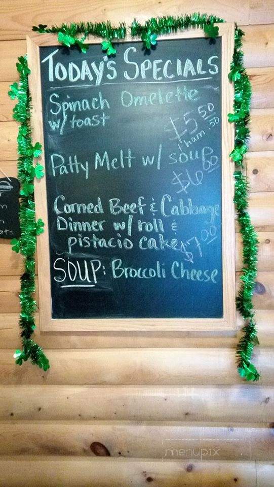 Shining Light Cafe - Northome, MN menu_pic
