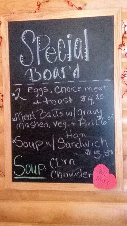 Shining Light Cafe - Northome, MN menu_pic