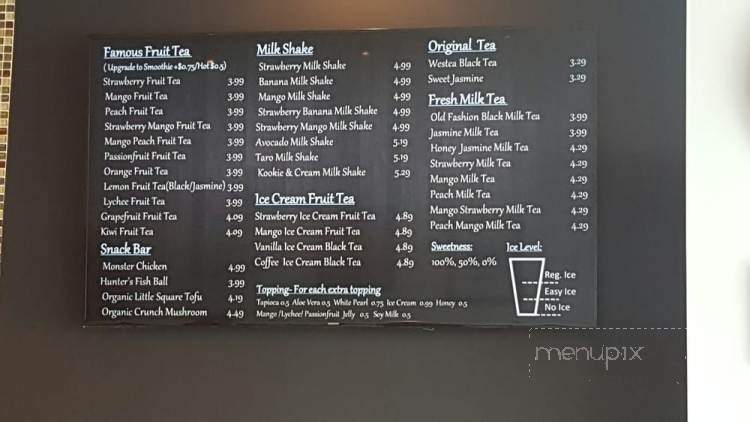 Westea - Pleasanton, CA menu_pic