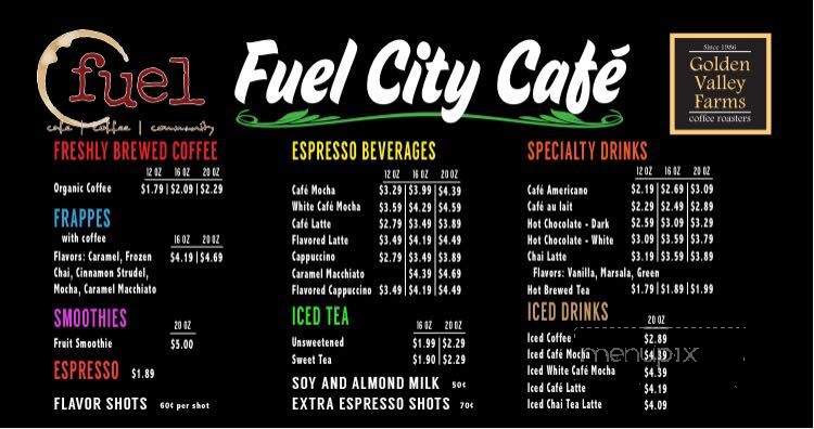 Fuel City Cafe' - Coatesville, PA menu_pic
