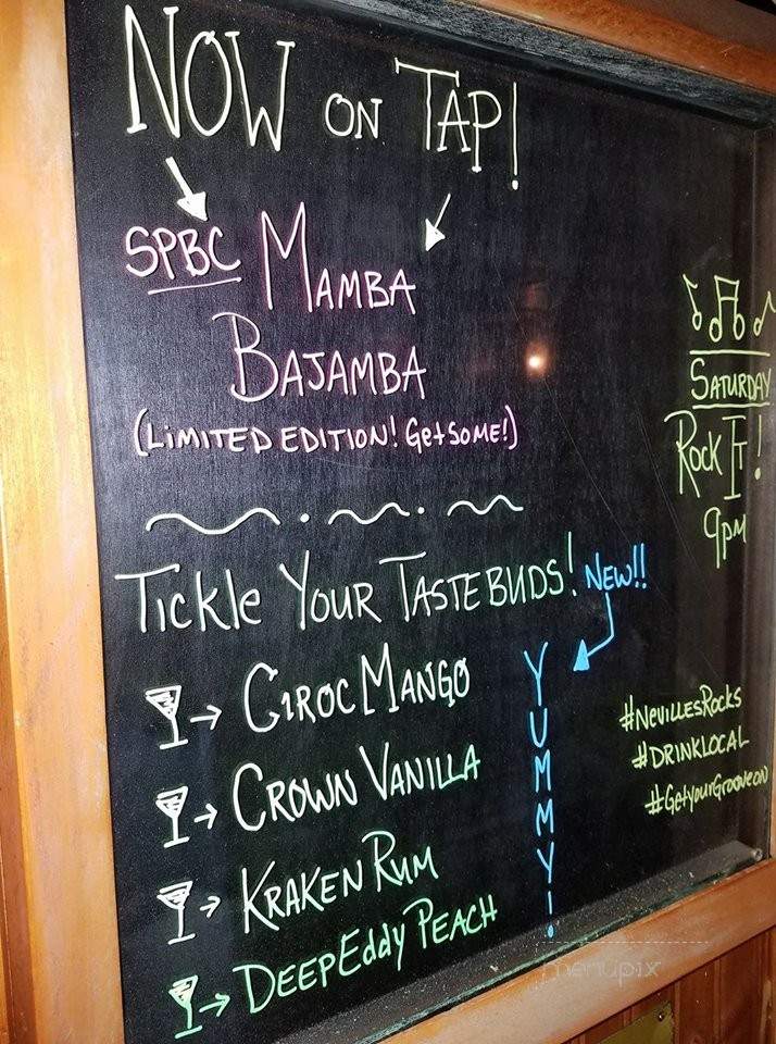Neville's - Southern Pines, NC menu_pic