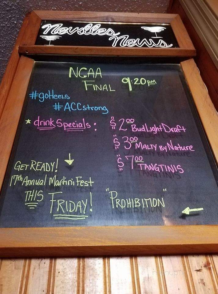 Neville's - Southern Pines, NC menu_pic